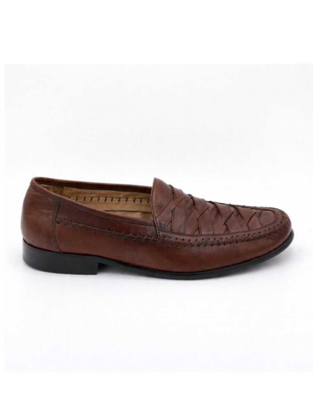 Domani Men’s Loafer Size 9 9M Leather Slip On Brown 18-1001
